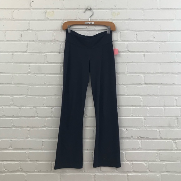 ADIDAS black flare wide leg stretch pants - Picture 1 of 4